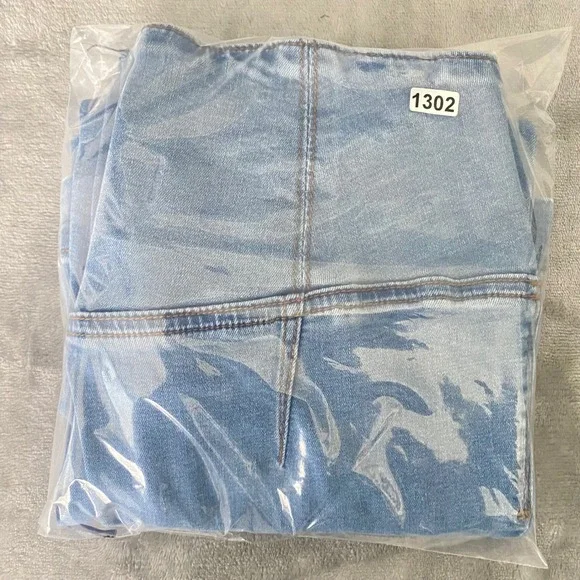 Free People Penny Flare Jeans Womens 27 Blue Crossover Waist Bell Bottom Denim - Picture 13 of 13